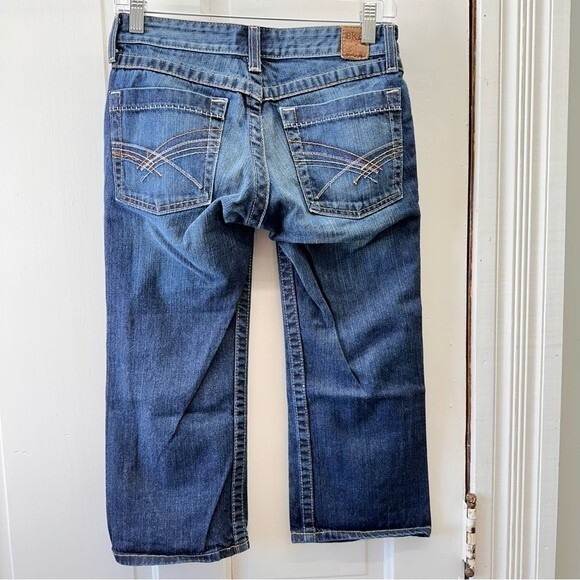 BKE Denim thick stitch jean capri capris women's 25 with an inseam of 20 - Picture 2 of 6
